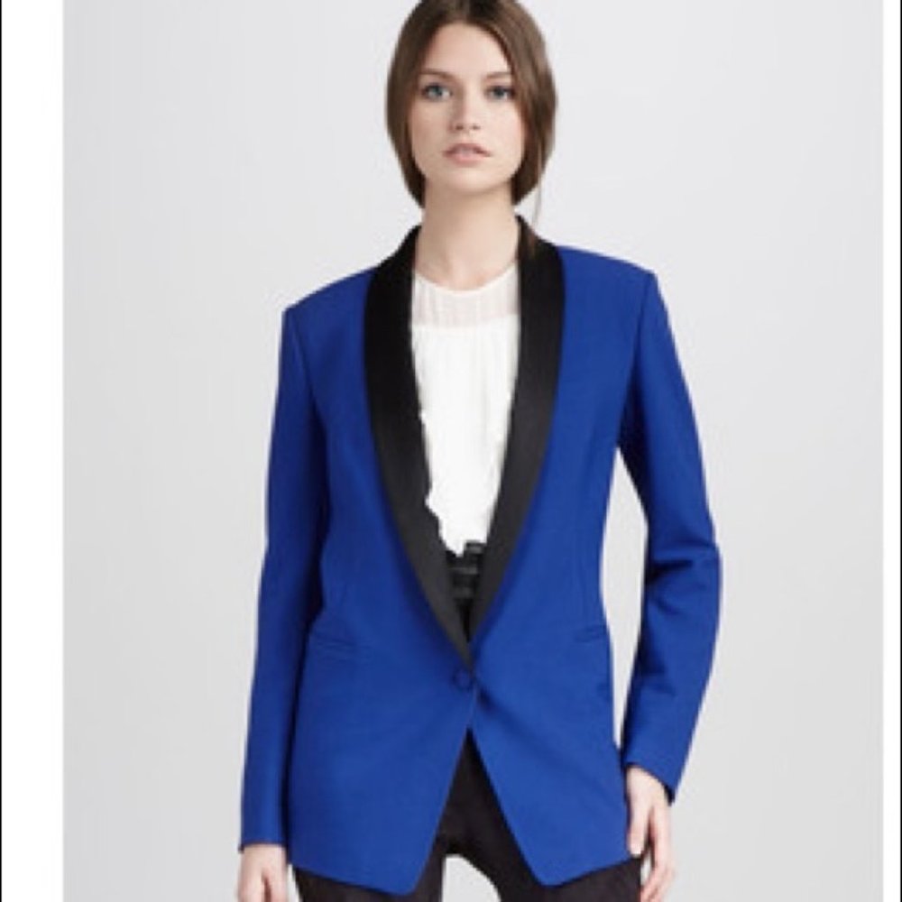 Robert Rodrigues Cobalt Blue Tuxedo Blazer